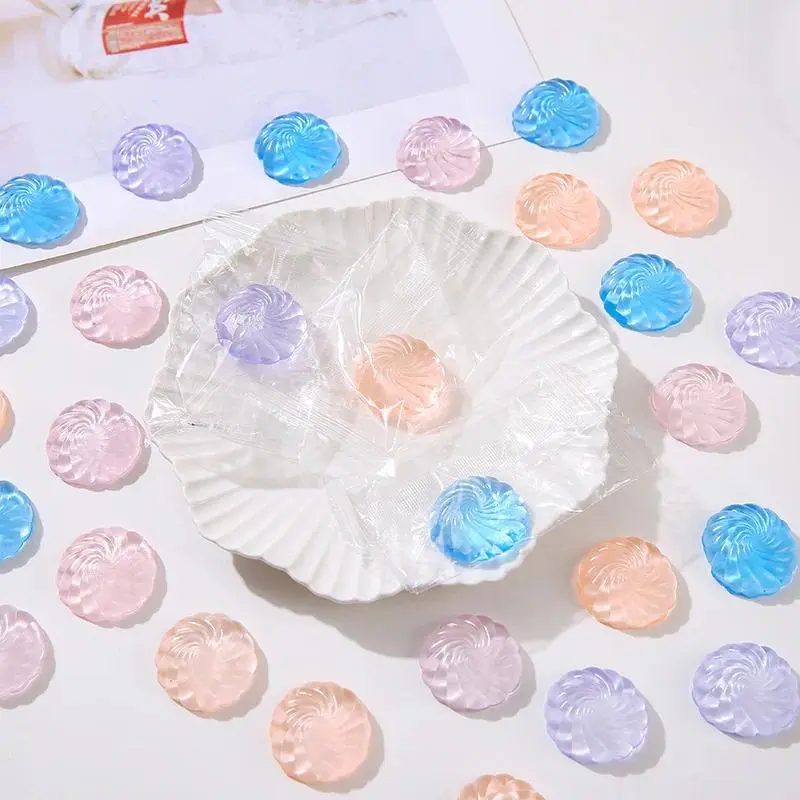 Crystal buns pinch music decompression transparent jelly vent push toy small simulation gift