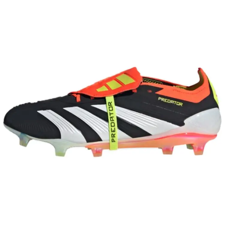 Adidas PREDATOR ELITE Firm Ground Soccer Cleats - Leather Upper, Aggressive Look, Ball Control, Men's/Women's House White Official Maison Mihara Shoes