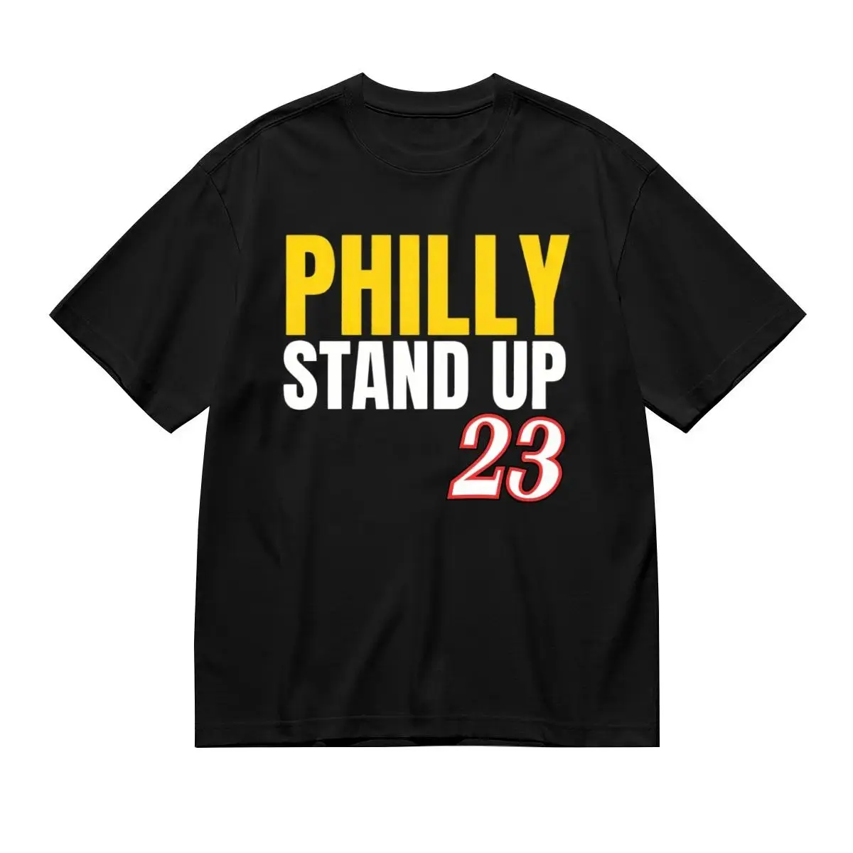Unisex PHILLY STAND UP 23 LeBron James 76ers Graphic Tee gym clothes men workout tops Basketball Fan Casual Summer Daily Streetwear Gift T-Shirt