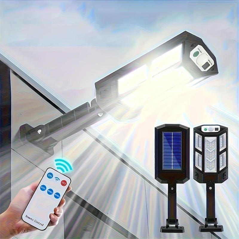 Super Bright 43 LED Solar Light with Motion Sensor and Remote Control, Outdoor Garden Street Lighting, 3 Adjustable Modes, Easy Home Installation