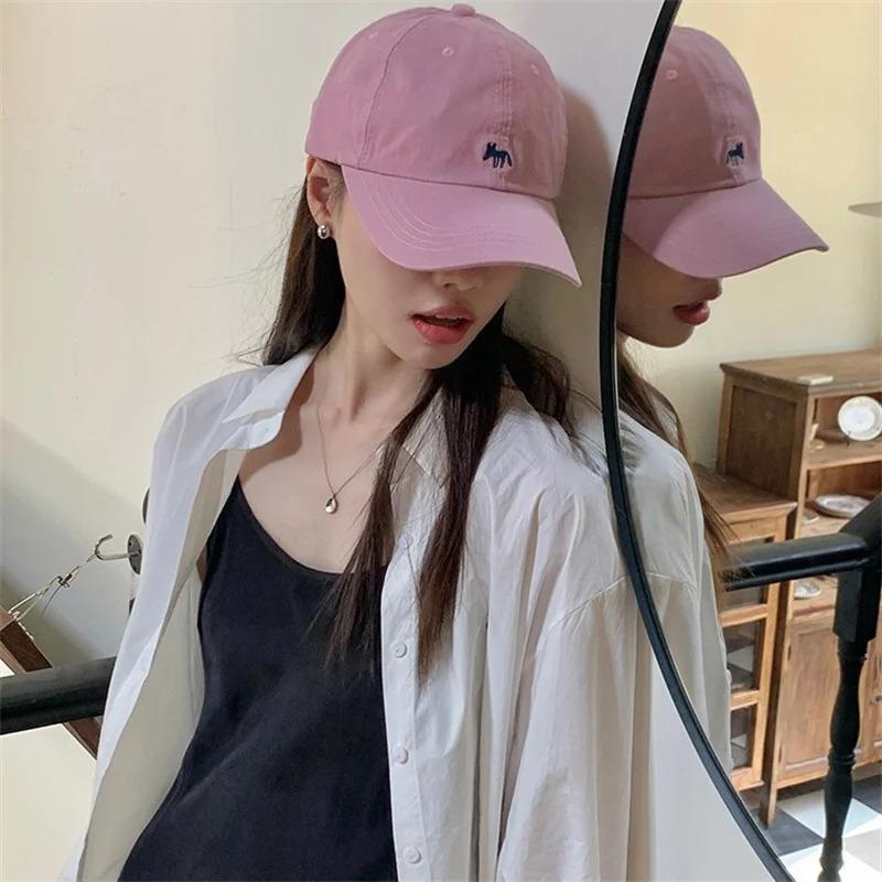 Fashion Cartoon Fox Embroidery Baseball Caps Men Women Snapback Hip Hop Hat Summer Breathable Sun Gorras Unisex Streetwear Bone