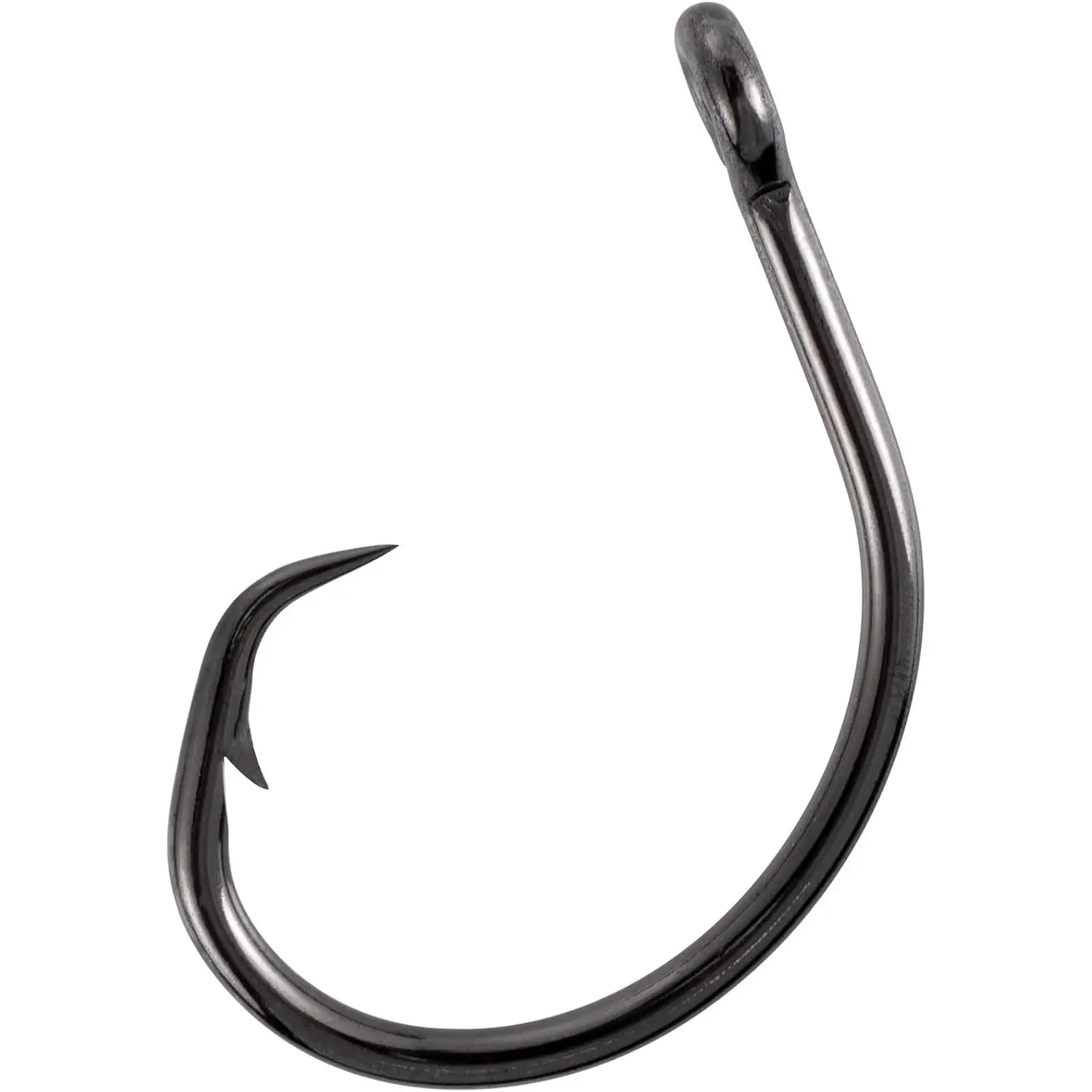 30 Pack Circle Hooks 3X  in-Line for Saltwater & Freshwater, Live  Non-Offset Fishing Hooks for Striper, Catfish, Mackerel, Bass, Tuna