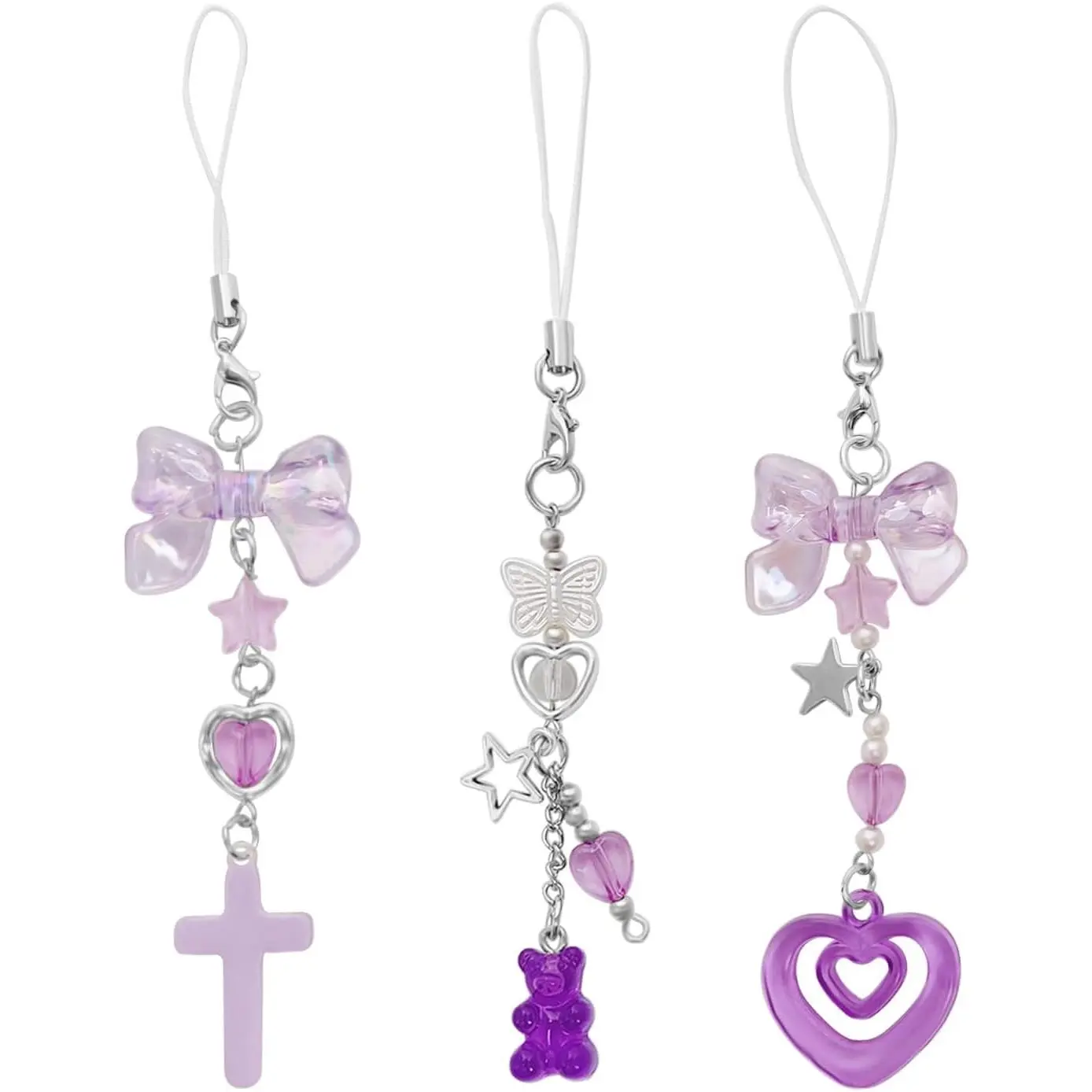 3x Purple Bear Love