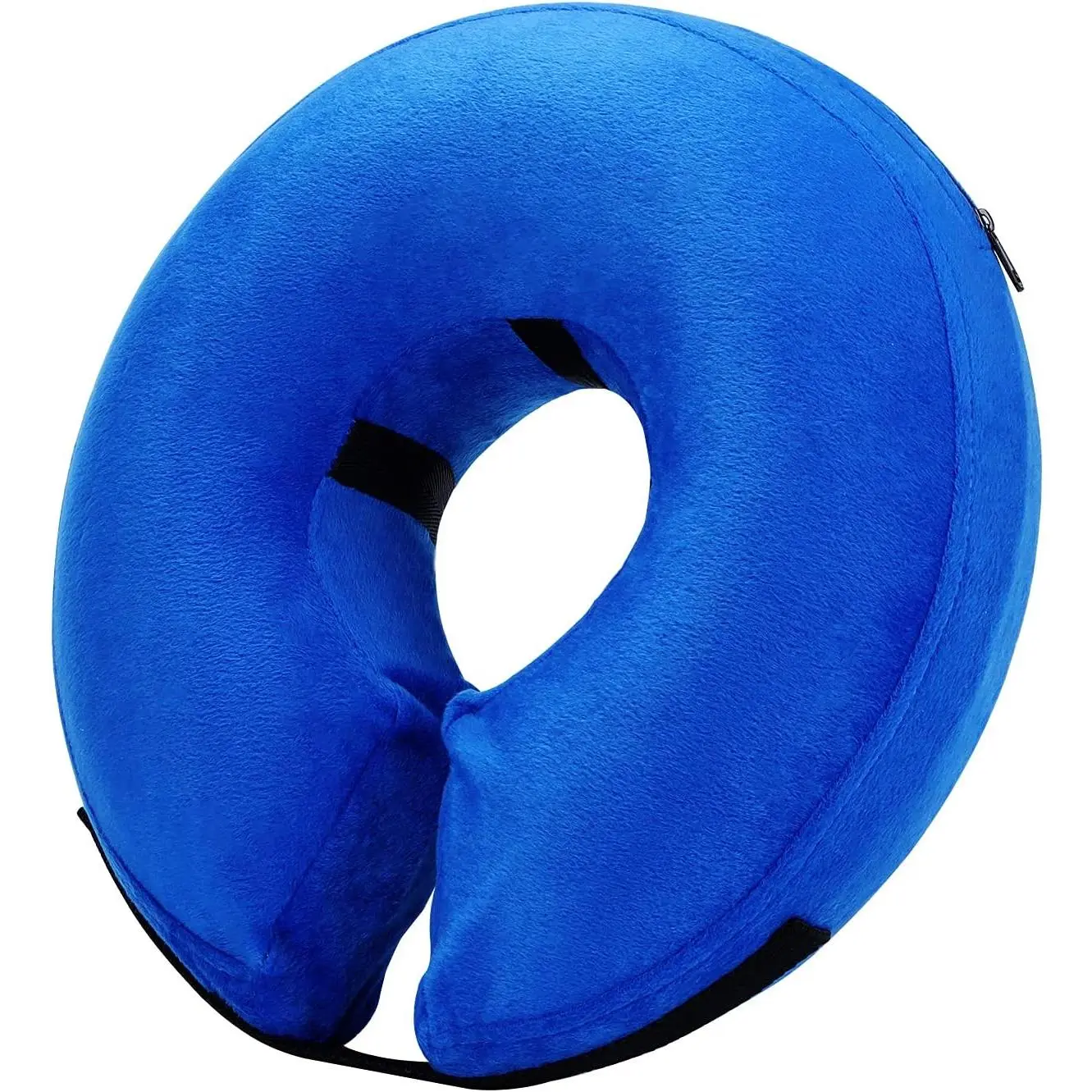 Inflatable Dog Collar Soft Dog Cone for Dogs After Surgery Adjustable Blow up Donut E-Collars for Small Medium Large Dogs and Cats