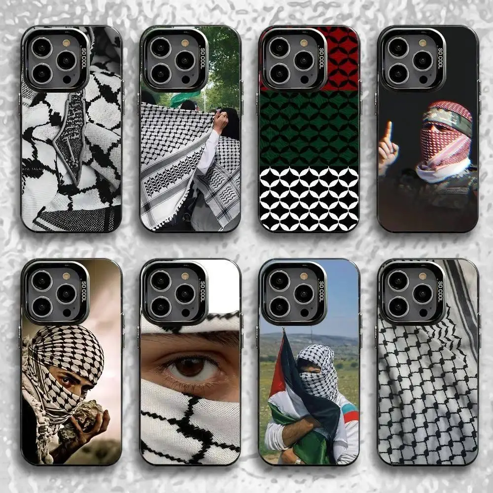 Fashion Hattah Keffiyeh Phone Case For iPhone 17 Promax 17e 17 16 15 14 13 12 11 Mini Pro Max Air For Samsung S26 Ultra S25 S24 S23 S22 FE Plus Edge Anti-Fall Transparent shockproof protection TPU Soft silicone Back Cover For Fans Gift
