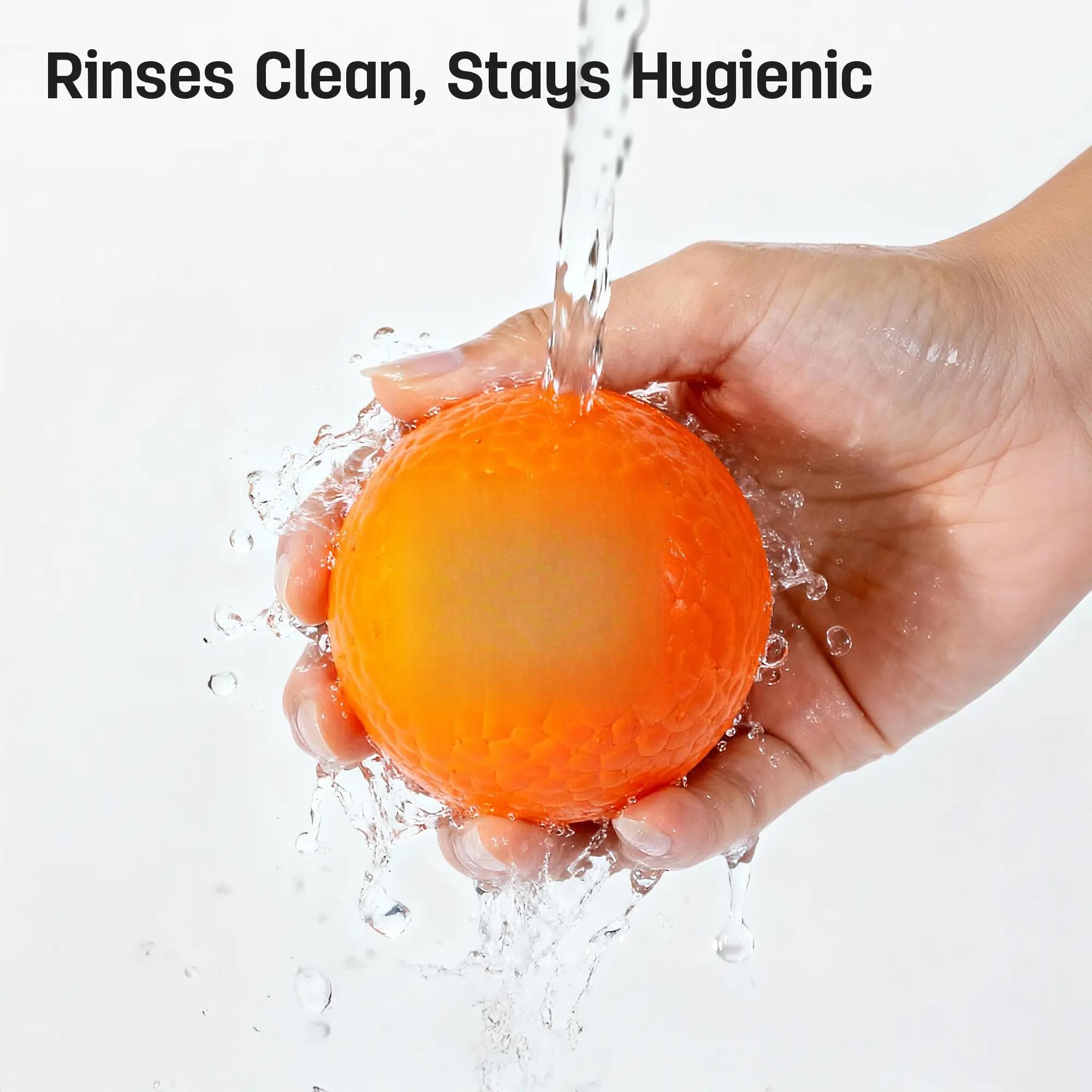 Dog Ball Toys for Aggressive Chewers – 3 Pack E-TPU Bouncy Pet Fetch Balls Floating Water Pool Toy for Small & Large Dogs, Indoor & Outdoor 2.8 Inch Diameter