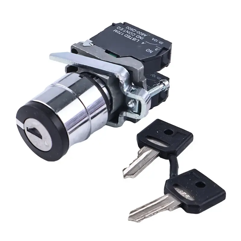 FridayParts Key Switch 124121GT for Genie Aerial Work Platforms AWP DPL IWP Super Series Vertical Mast Lift GR-08 GR-12 GR-15