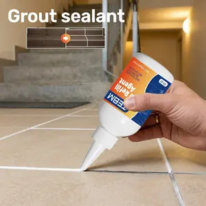 Quick-Dry Waterproof Tile Grout Sealant, Includes Tool Kit, DIY Friendly, Ideal for Bathroom, Floor, Wall, Window Sill, Toilet, Sink Sealing