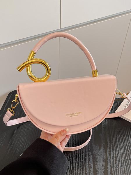 Women's Fashionable Solid Color Handbag, Casual Versatile Crossbody Bag for Daily Commuting, Stylish High-end Commuter Bag for Party and Shopping
