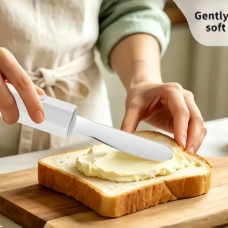 Electric heating butter knife - rechargeable, electric, wireless design, dual rapid heating mode, non-stick stainless steel blade, can quickly melt hard butter, cheese, cream, jam, mustard, suitable for kitchens, restaurants, parties