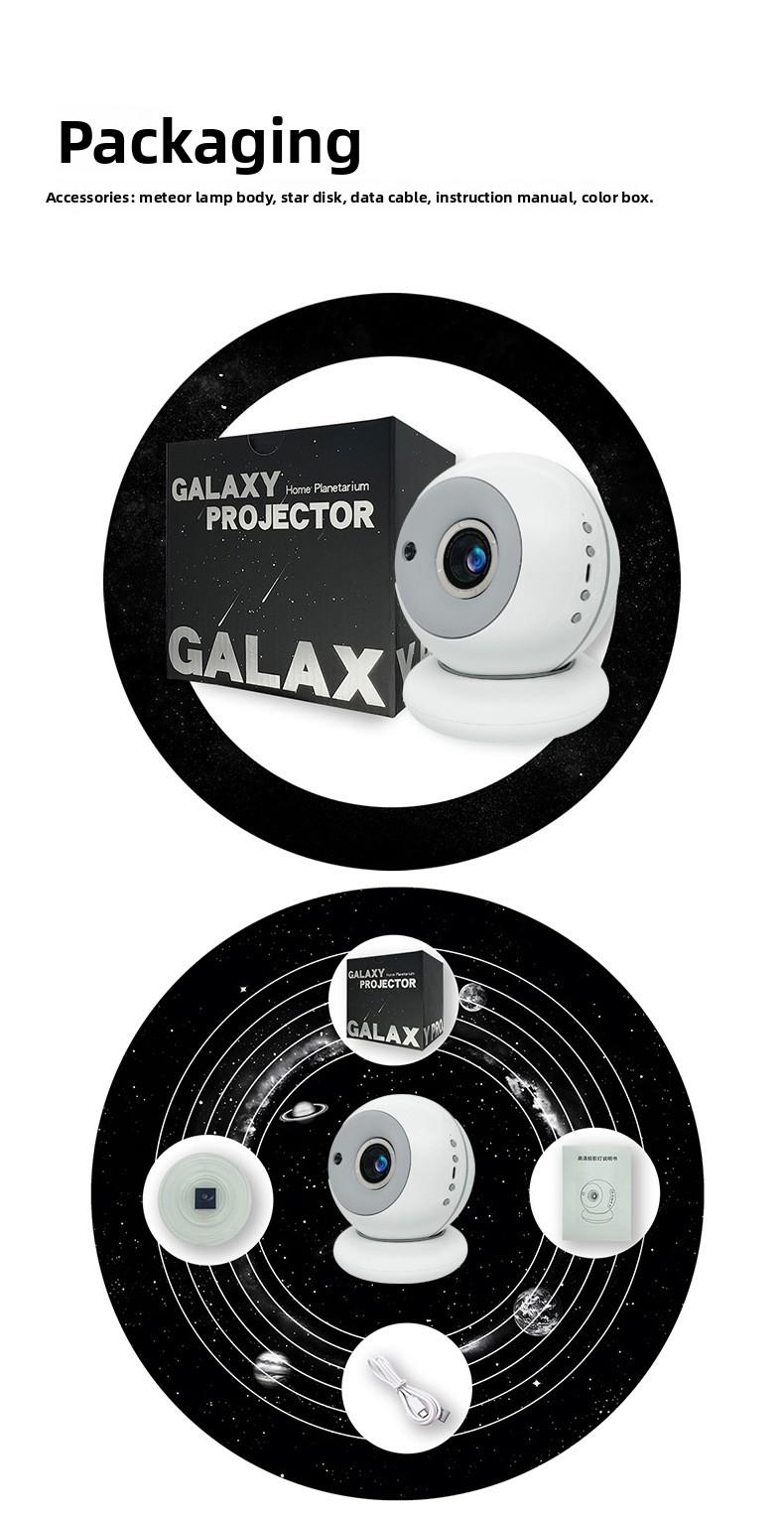 Remote Control Starry Sky Projector Lamp with Moving Shooting Stars Adjustable Focus for Bedroom Decor Birthday Gift Sweet Donut Shape Nebula Night Light