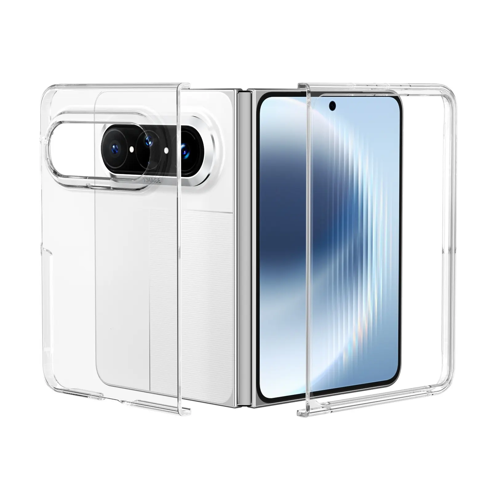 Huawei Pura X Max Phone Case, Simple High-End PC Transparent Hard Shell, Fashionable Durable Drop Protection, Perfect Fit