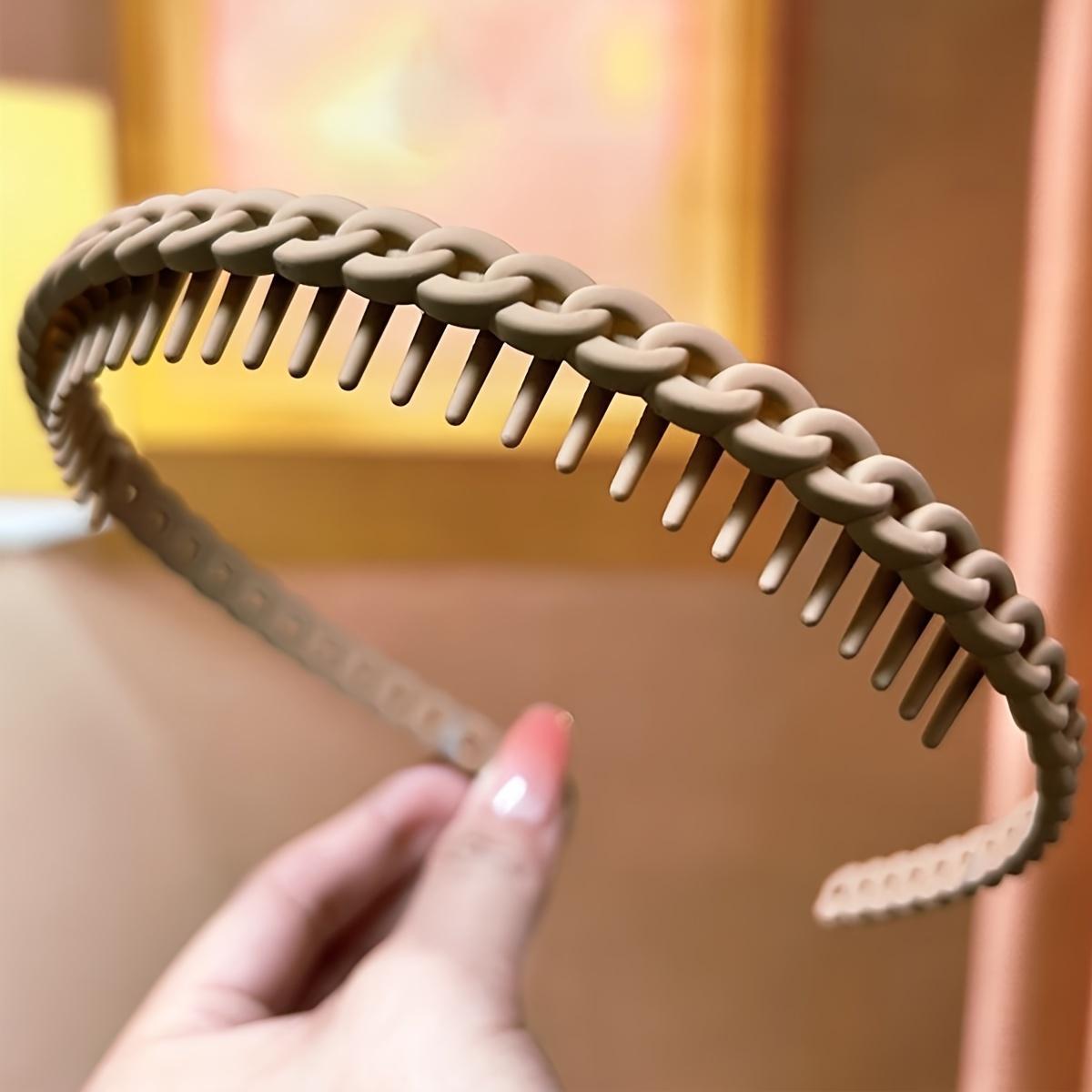 2 Toothed Hair Ties, Non-slip Headbands for Face Washing and Styling, Sweet and Versatile Non-slip Hair Hoops, Bangs and Broken Hair Clips, and Hair Accessories.