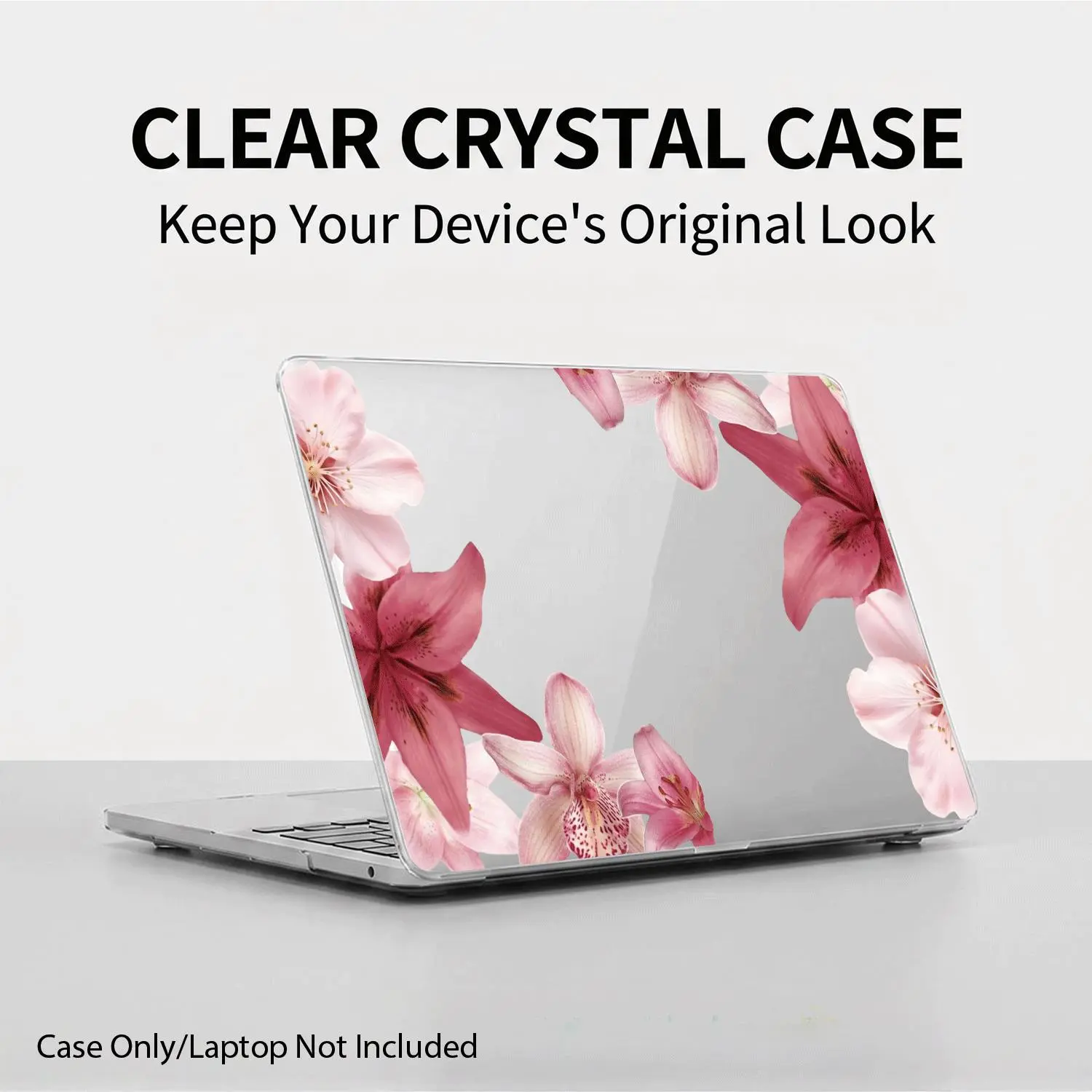 Clear Crystal Shockproof Case for MacBook/matebook,Full Transparent Hard PC Cover with Cooling Vents,Snug Fit Laptop Shell,compatible with 13 Neo/13.3 Air/13.3 Pro/13.6Air/14.2 Pro/15Air/16.2Pro/D16/14 Ultra