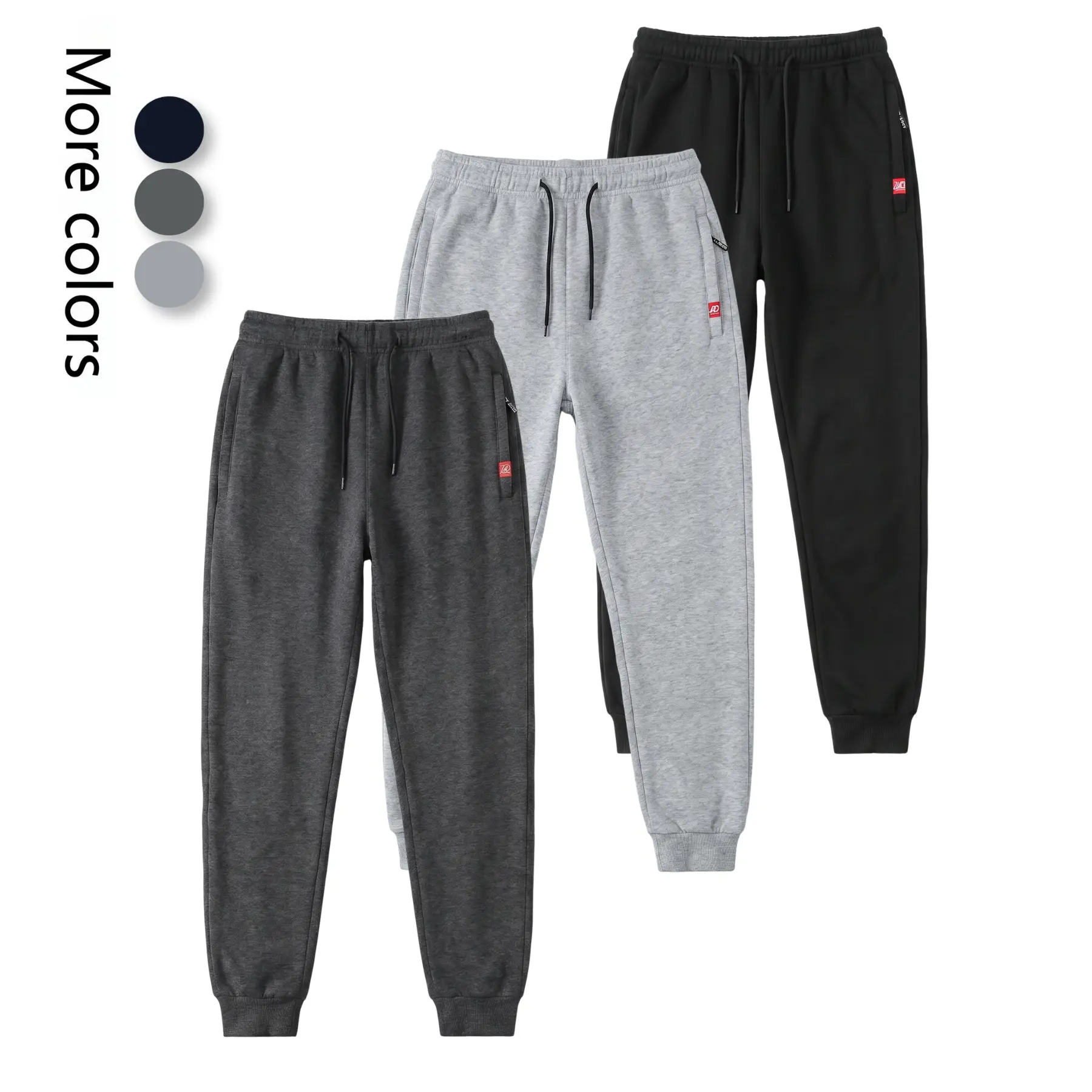 Men's Full Length Tapered Polyester Cargo Pants - Graphic, Casual, Direct Fit, Non-Cropped, All Seasons, Elastic Drawstring, Ribbed Cuffs, Zip Pockets, Breathable, Machine Washable (Cold Wash), Slim-Fitted, for Urban Daily & Hiking/Outdoor Streetwear
