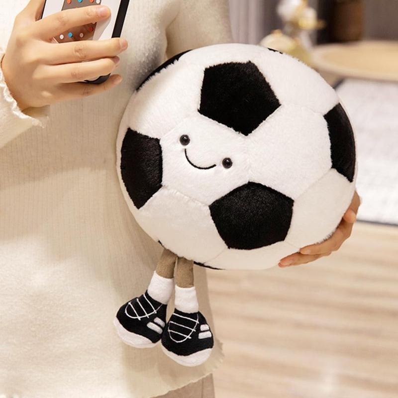 11.76inch Football Plush Toys Soft Stuffed Sports Plush Balls Cute Fun American Soccer Doll Toys with feet Creative Football Spherical Decor Throw Pillow for Christmas Kids Gift (Football) 11.76inch Football Plush Toys Soft Stuffed Sports Plush Balls Cute Fun American Soccer Doll Toys with feet Creative Football Spherical Decor Throw Pillow for Christmas Kids Gift (Football)