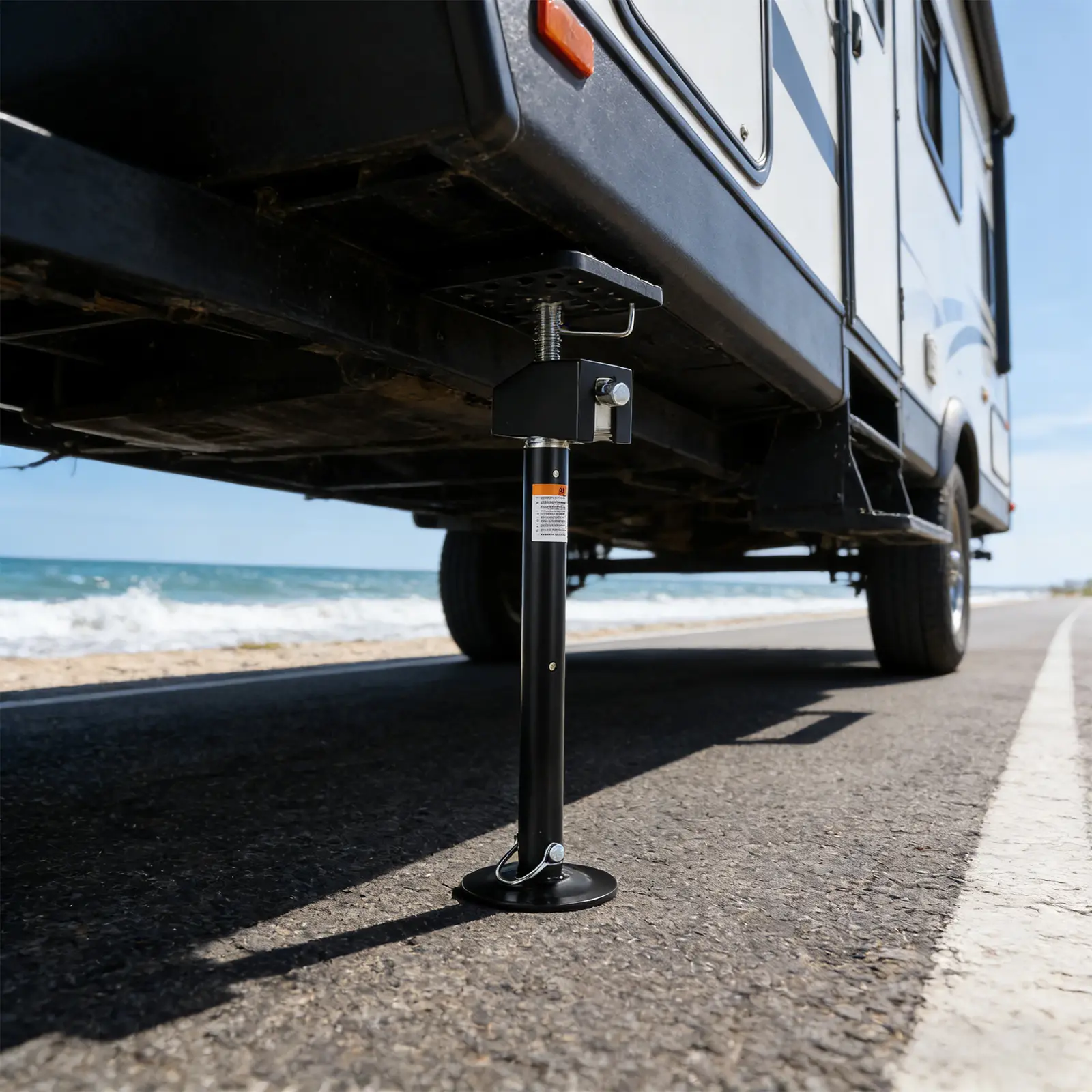 Garvee Heavy-Duty RV Slide-Out Support Jacks (2-Pack) - Flat Top Support Block Stabilizer Jacks - For RV Leveling & Stabilizing - Flat Top Style