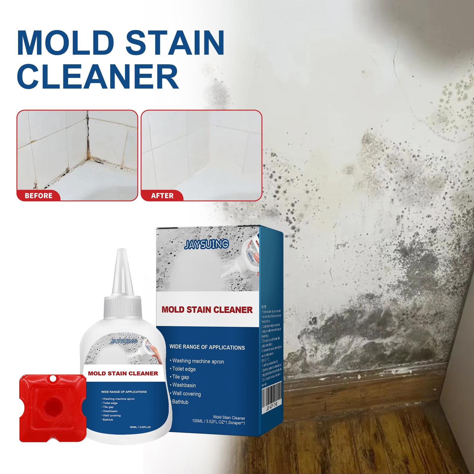 Jaysuing Mildew Removal Gel Clean Kitchen Bathroom Tile Moldy Walls Refrigerator Stain Removal Gel