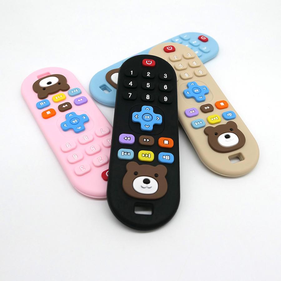 Remote-Control-Shaped Baby Teether Toy, Teether Toy for Boys and Girls, Suitable as a Gift for Boys and Girls, Sensory Teether