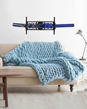 Sword Holder Japanese Velvet Padded Katana Stand Samurai Display Rack Support All Tanto Sword yin and yang 3 Tier