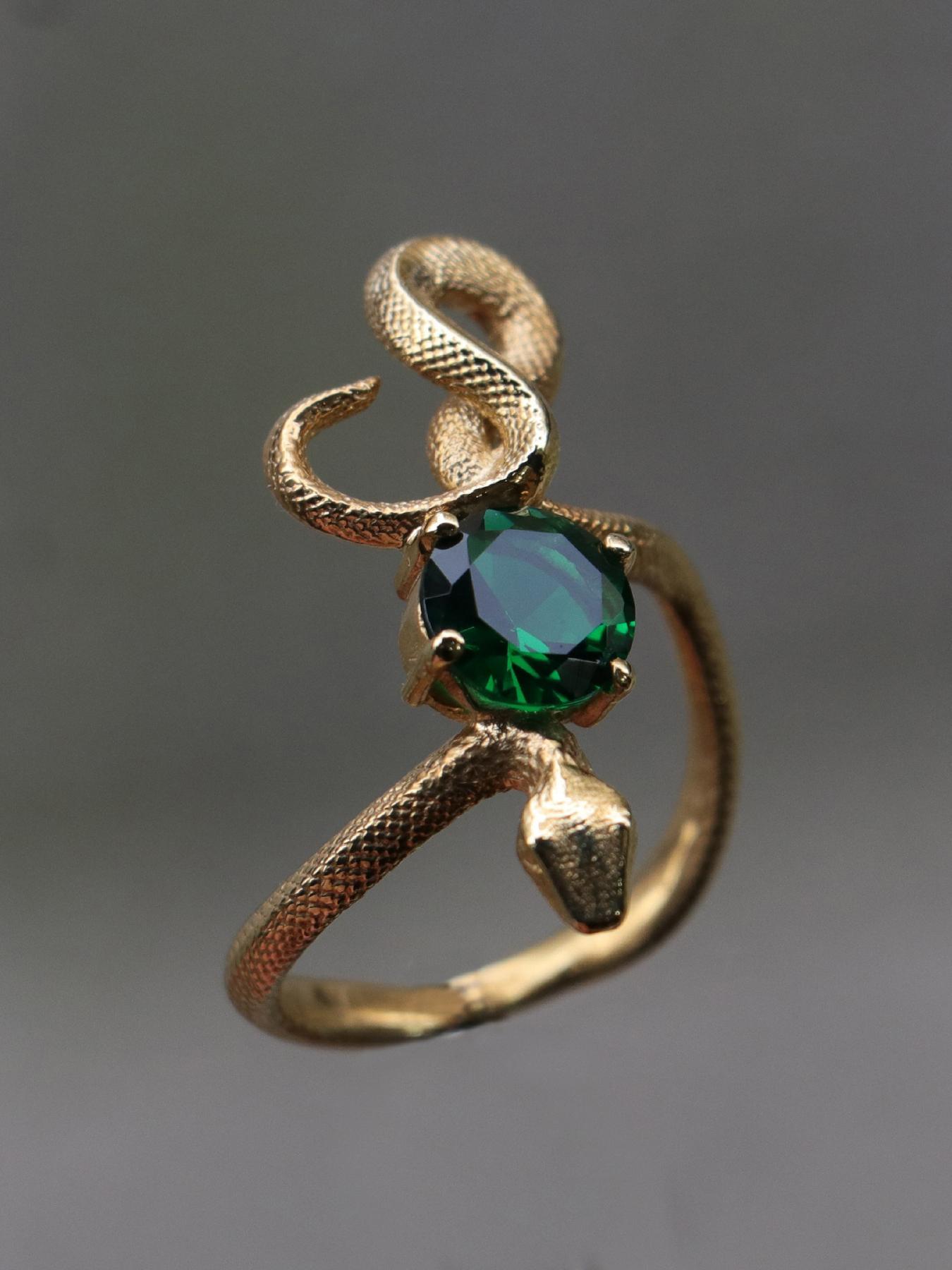 Punk Vintage Snake Design Ring, Fashion Accessories for Both Men & Women for Party, Daily Clothing Decor, Trendy All-match & Exquisite Jewelry for Birthday Gift