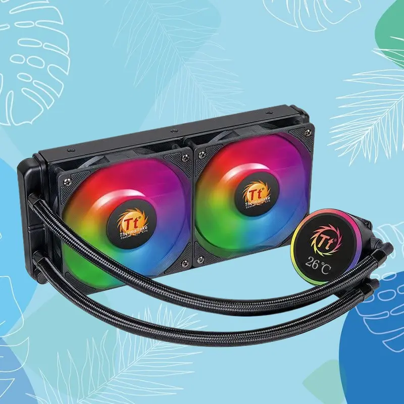240 All In One ARGB Temperature Control Silent CPU Liquid Cooler For Desktop Computer Host