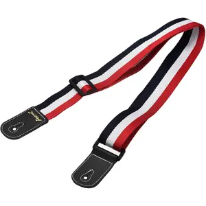 Guitar  Straps Belts Guitar Adjustable Strap Red/White/Blue for Ukulele