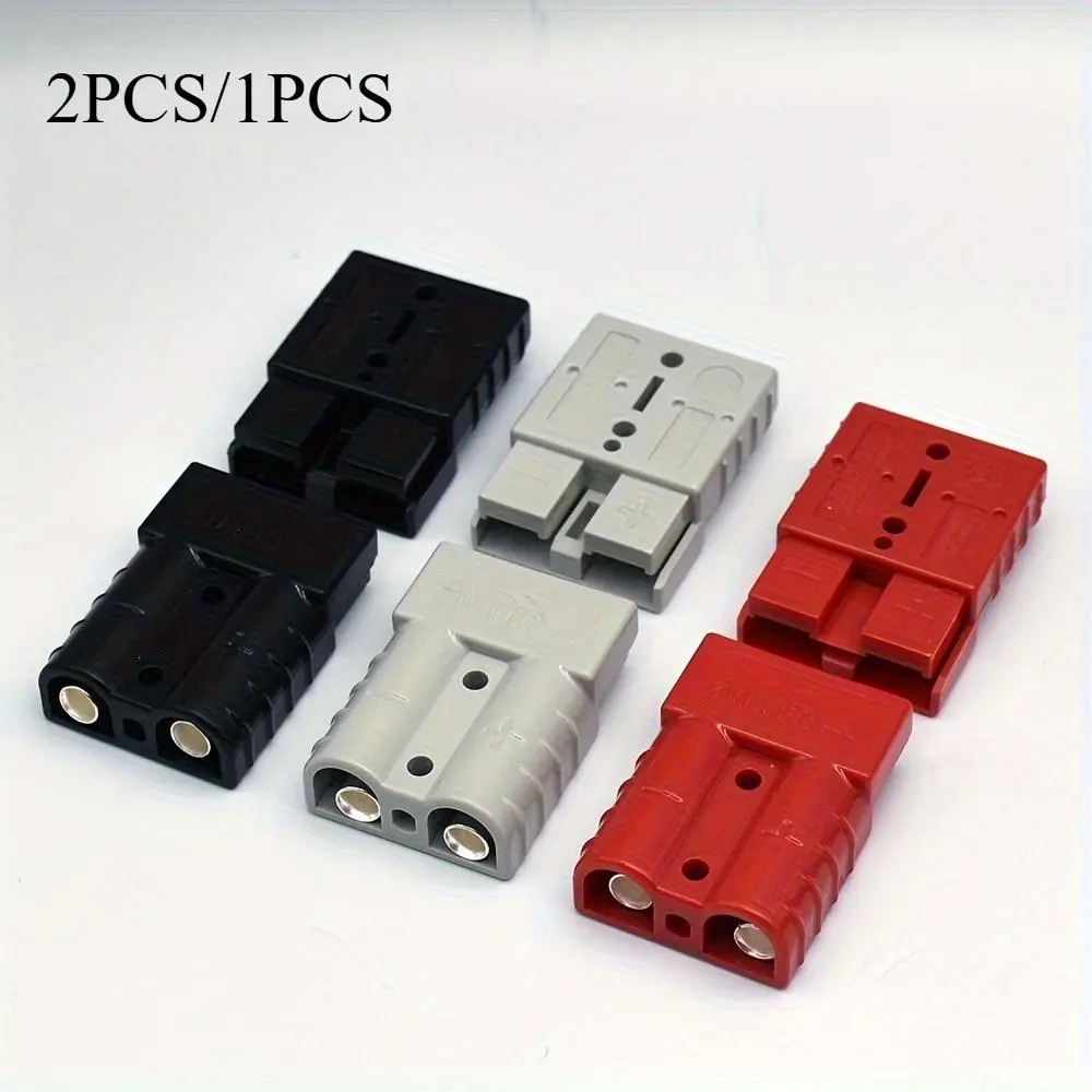 2PCS/1PCS 50A Anderson Plug Electric Forklift Battery Connector - Quick & Easy Installation!