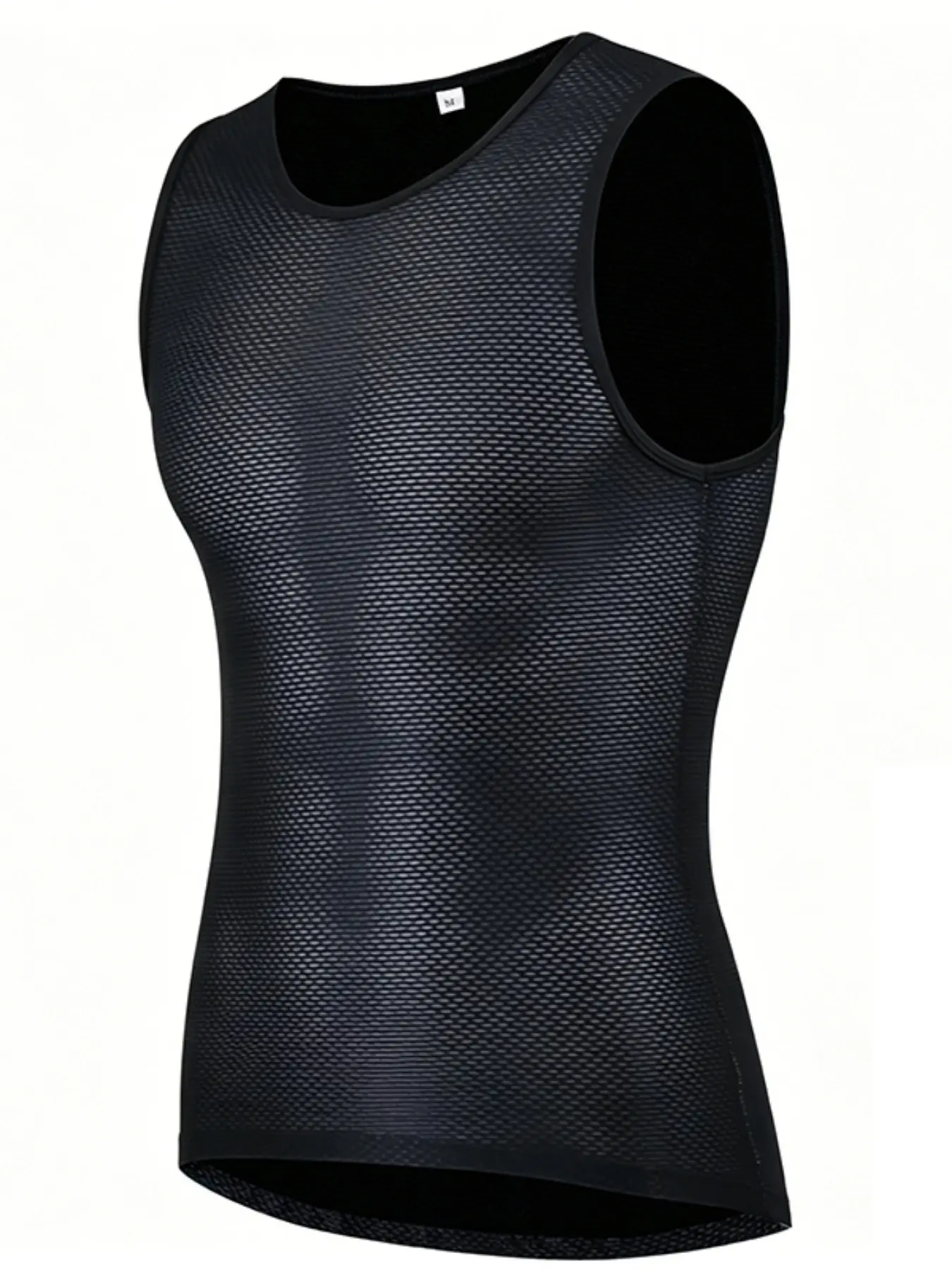Men's Road Bike Jersey Sweatshirt Base Layer, Quick-Dry Cycling Top, High Stretch Breathable Vest, Sleeveless Sports Vest, Unisex Bicycle Clothing