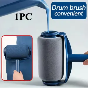 7 Inch Paint Roller with Extendable Handle, Multipurpose Paint Roller Brush Tool for All Types of Paints & Stains
