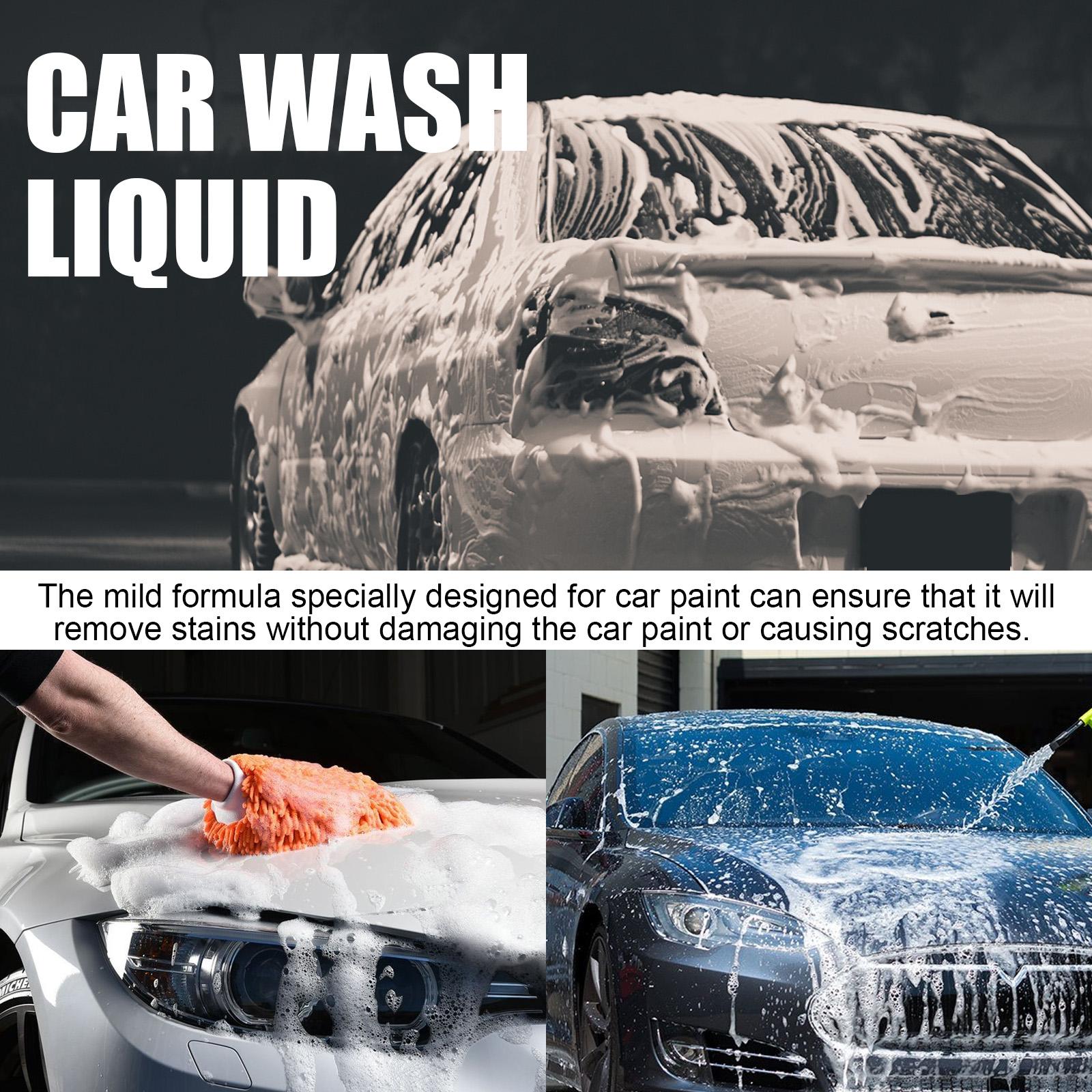 Car Wash Liquid, Car Paint Coating Brightening Cleaning Refurbished Dust Decontamination Maintenance Cleaning Agent