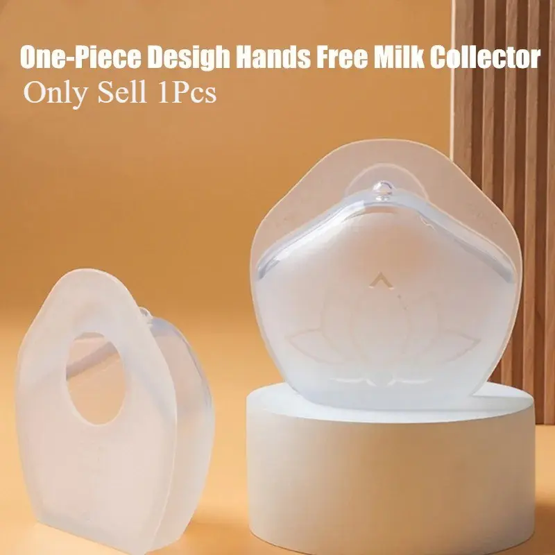 Silicone Wearable Milk Collector, 70ML Large Capacity, Reusable Leak-Proof Nursing Cup, Baby Breastfeeding Milk Saver, 1pc New