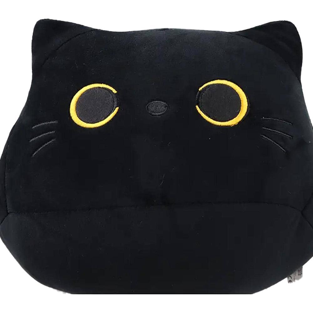 Cute Cat Design Plush Toy, Soft Stuffed Animal Plush Sleeping Toy, Kawaii Pillow Plushies, Comfy Stuffed Cushion Pillow, Home & Office Ornaments, Soft Cuddly Gift