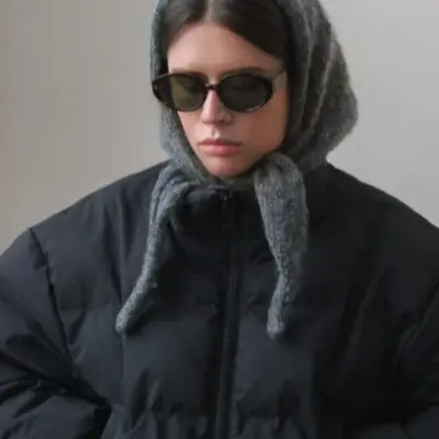 Pieced Alpaca Wool Scarf Stussy - TikTok Shop