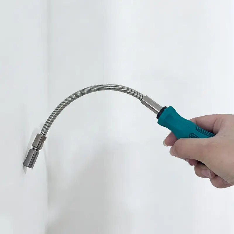 1Pc/4Pcs Flexible Hex Screwdriver, Bendable Sleeve Hexagonal Screwdriver, Extended Hose Manual Screwdriver Hand Tool