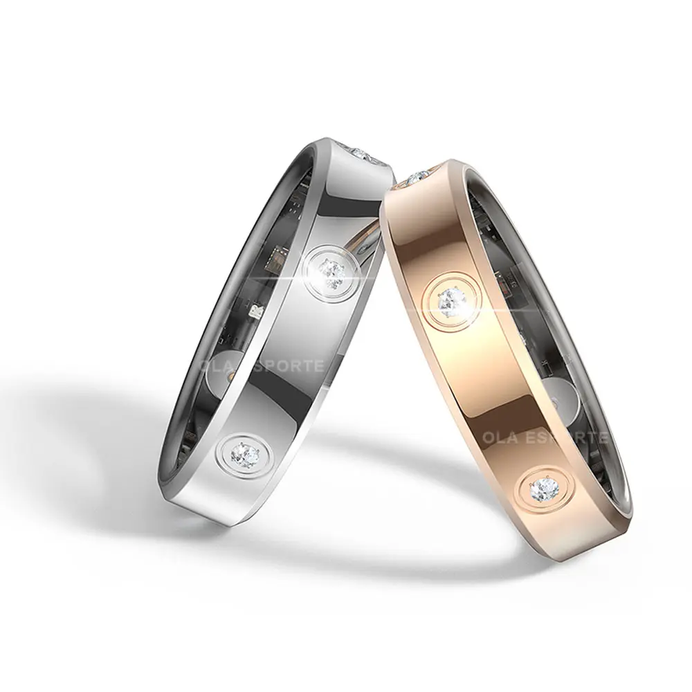 Fashion Smart Ring Men Women, Heart Rate Blood Oxygen, Sleep Monitor, 5ATM Waterproof,Multi-sport Mode Smartring For Android iOS Fitness Monitor Smart Health Ring Touch Smart Ring