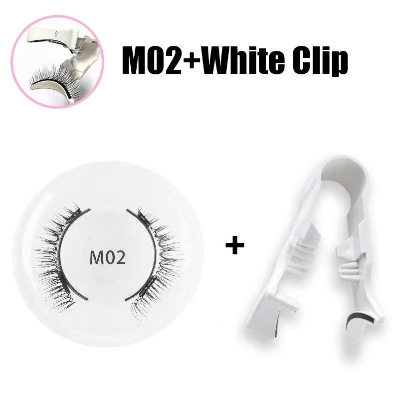 Reusable Magnetic Eyelashes No Glue Needed Magnetic Lash Kit with Clips Easy Application False Eyelashes for Beginners