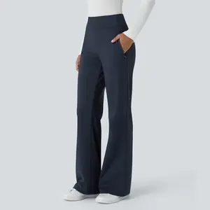 Halara Flex™ DayStretch Mid Rise Side Zipper Pocket Work Flare Pants