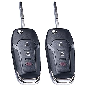 Keyless Entry Remote Control Flip Key Fob Replacement Fits for Ford F-150/F150 2015 2016 2017 2018 2019 2020-2023 F250 F350 17-22 Explorer Ecosport Ranger Bronco Maverick Escape N5F-A08TAA