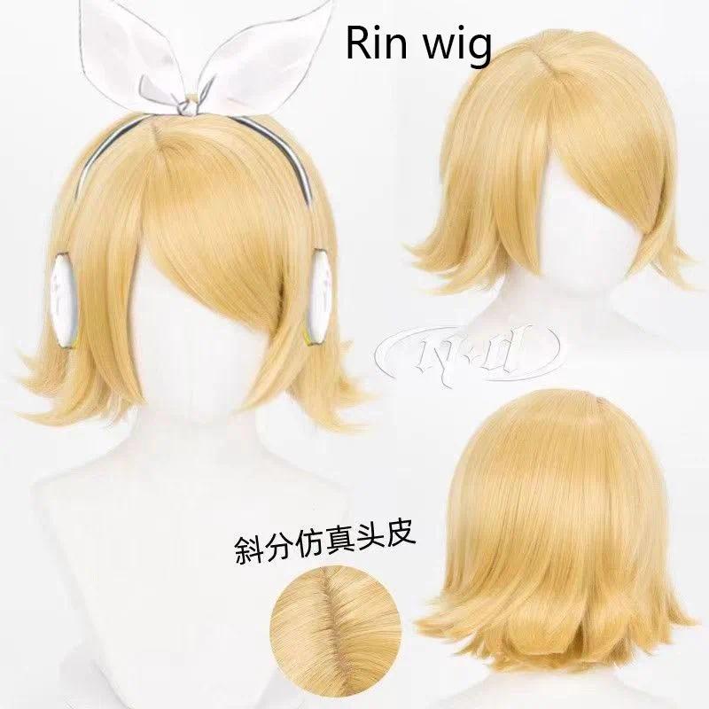 Anime Rin Len Cosplay Costume Len Rin Cosplay Len Costume Kagamine JK Uniform for Halloween Comic Con Outfits # 1 # W.
