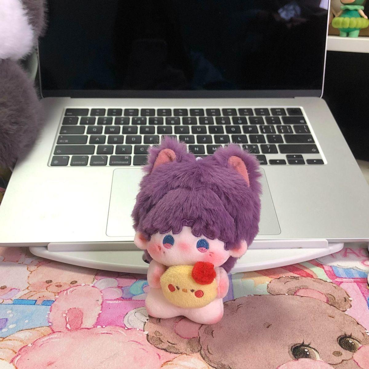 Game Love And Deepspace Plush Toy Rafayel Xavier Zayne Caleb Sylus 10cm Animal Ear Mini Pendant Cosplay Keychain Blind Box