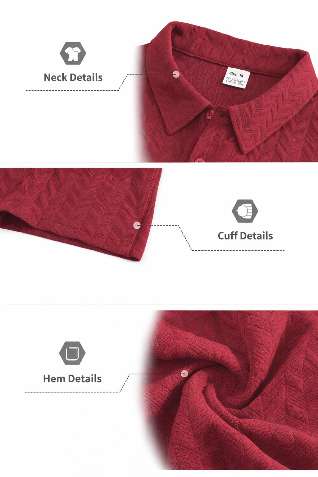 Men's Summer Jacquard Polo Shirt and Shorts Set, Lightweight Breathable Sweat-Wicking Short Sleeve Two-Piece Outfit, Casual Relaxed Fit Stylish Comfortable Daily Wear Beach Travel Loungewear