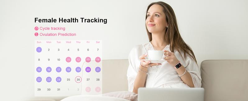 Smart Watch for Android iPhone-Call Receive/Dial/Read Message/AI Control-1.9" HD Screen-IP67 Waterproof Fitness Smartwatch-Blood Pressure/Heart Rate/SpO2/Sleep Monitor (Light Pink)