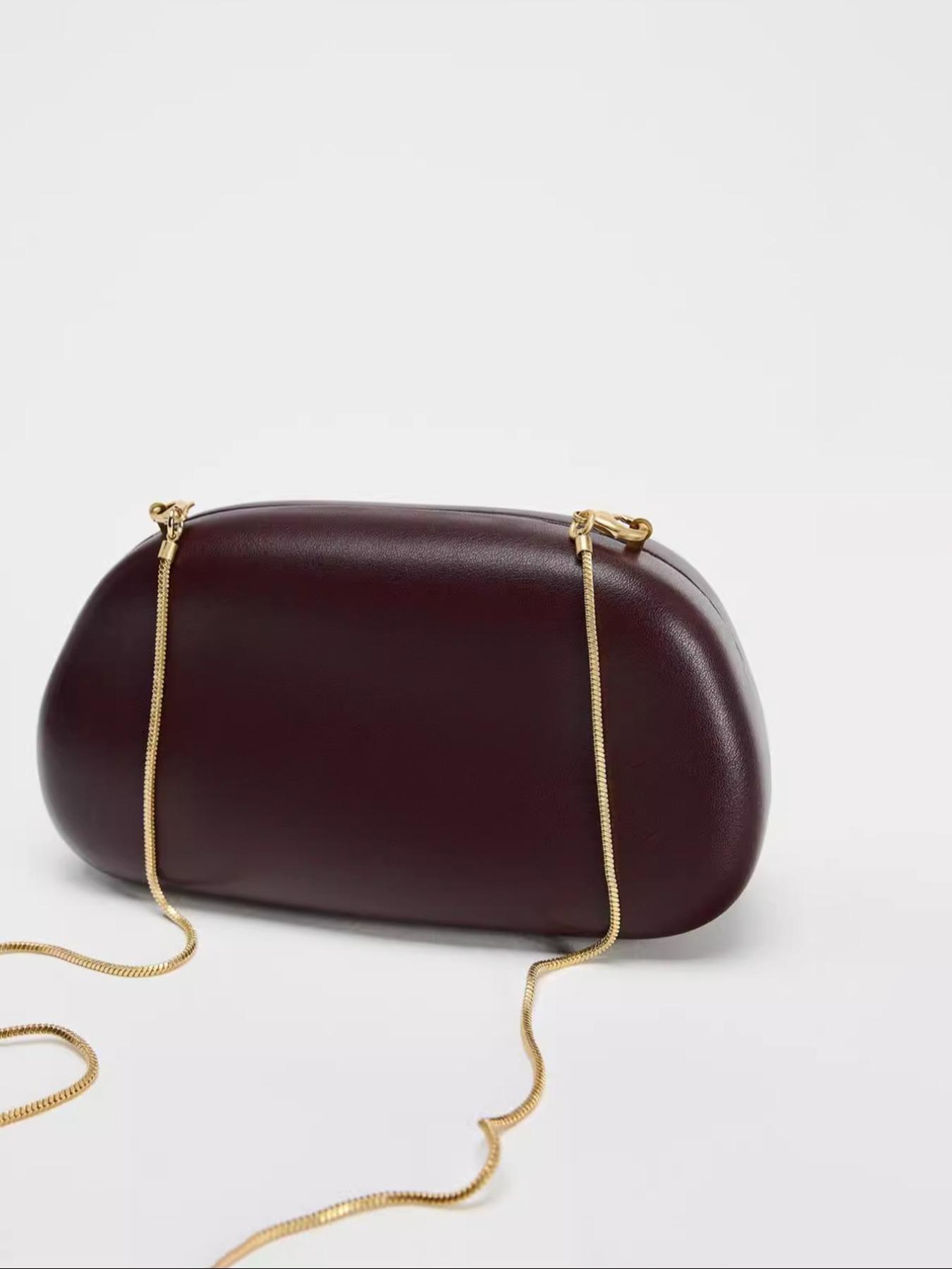 Women's Fashionable Solid Color Evening Bag, with Kiss Lock Design, Casual Versatile Handbag for Party, Trendy All-match & Exquisite Bag for Birthday Gift, Handheld Bag Purse