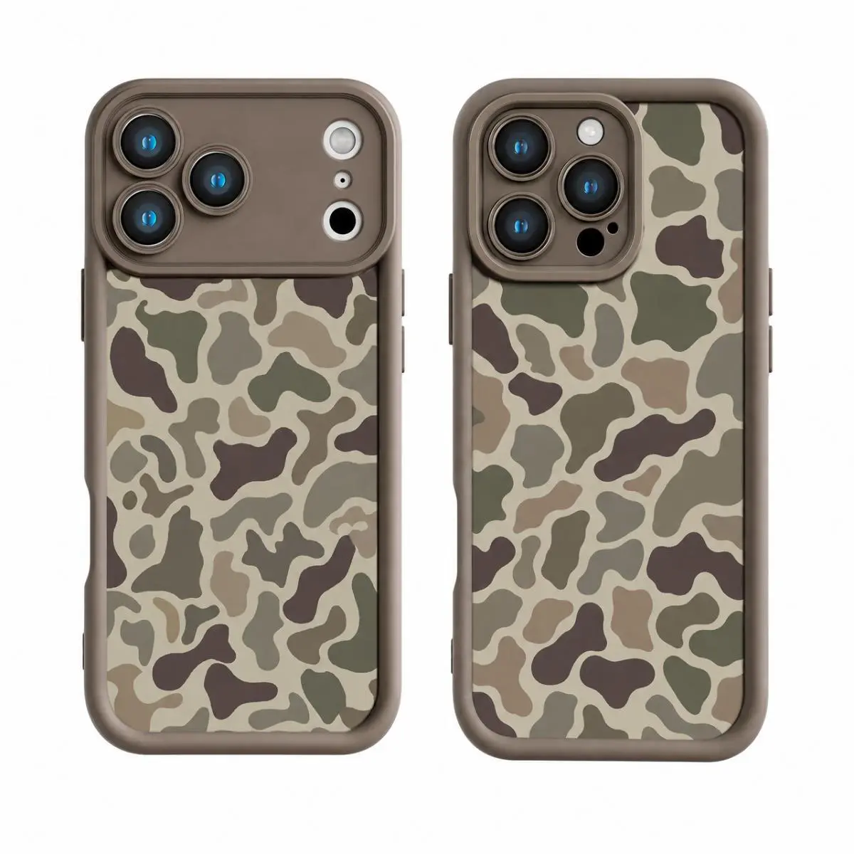 2026 New Camouflage Print Sika Deer Shockproof Rubber Cellphone Case - Compatible With IPhone 18,17,16 Plus,16,15,14,13,12 Pro,ProMax,Air Series - Protective Accessory For Hunters,For Men Case.