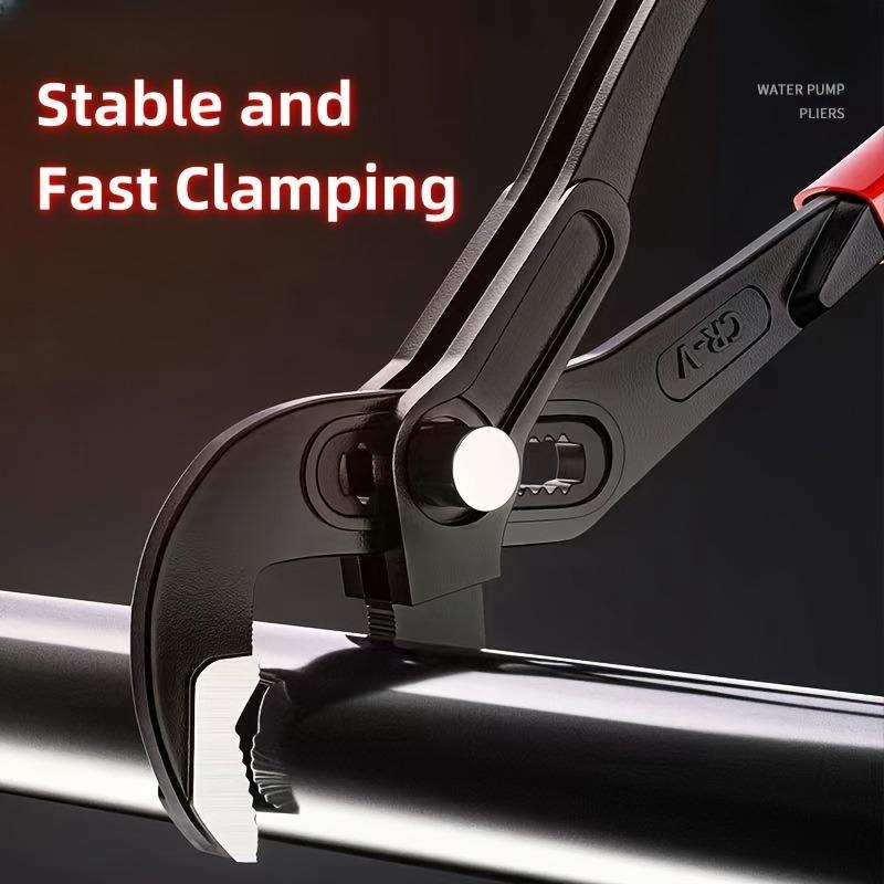 Quick Adjustable Pump Pliers, V-shaped Multi-tooth Pliers, Multi-functional Universal Pliers, Large Cutter Pliers, Quick Release Pipe Pliers