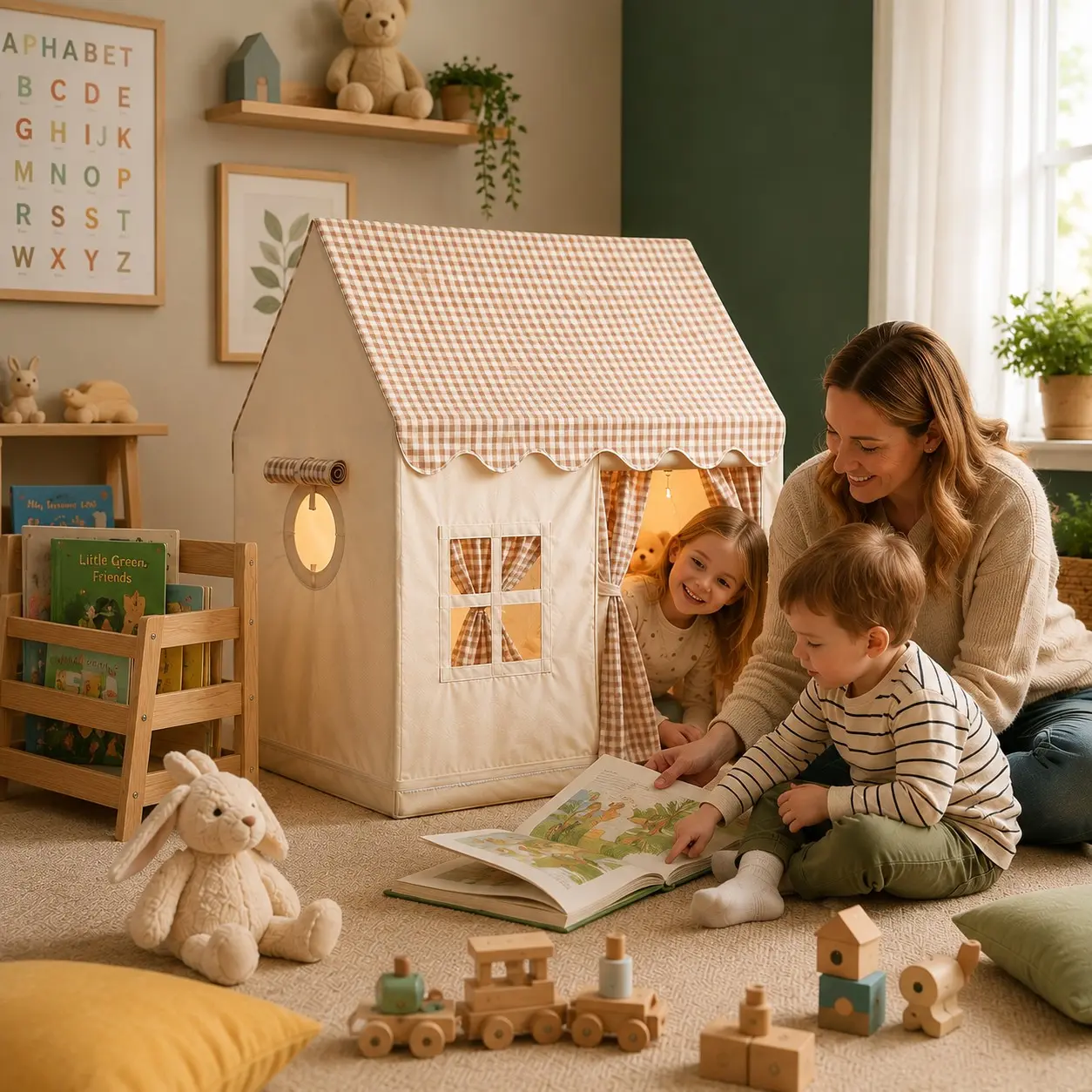 Style Tent, Indoor Play Tent, Boy Girl Bedroom Decor Toy House, Pretend Playhouse, Sleepover Secret Base, Role Play Game House, Portable Installation, Birthday Gift