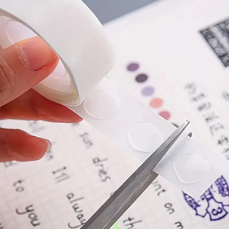 3 Rolls Transparent Removable Balloon Glue Dots, Waterproof Adhesive Stickers, Ideal for Party Decor, Wedding, Christmas, Gift Wrapping