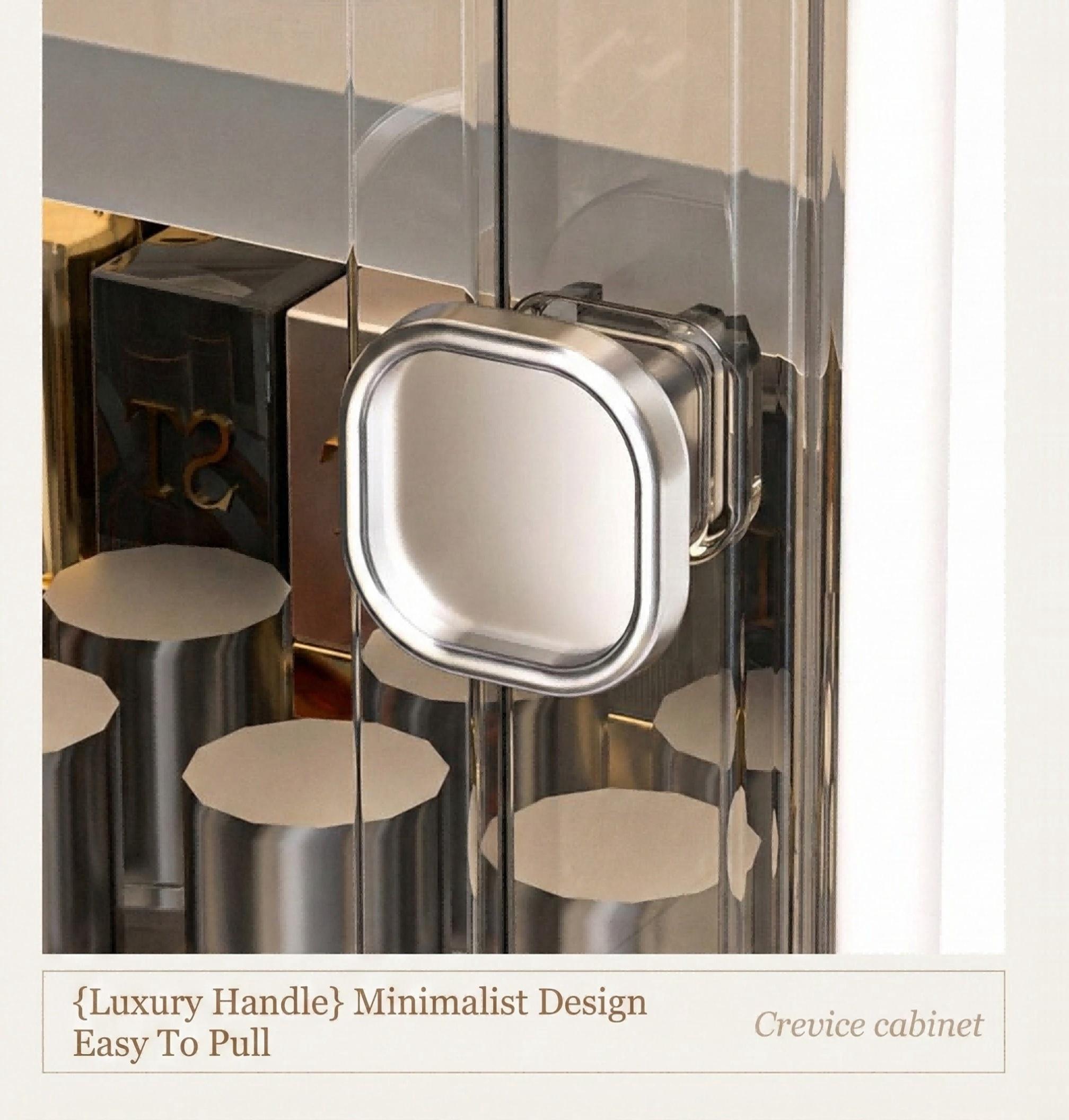 Naviconvex 8.7/12.6 Slim Storage Cabinet with Doors, 2-5 Tier Narrow Space Organizer, Large Capacity Freestanding Bathroom Kitchen Laundry Room Storage Solution