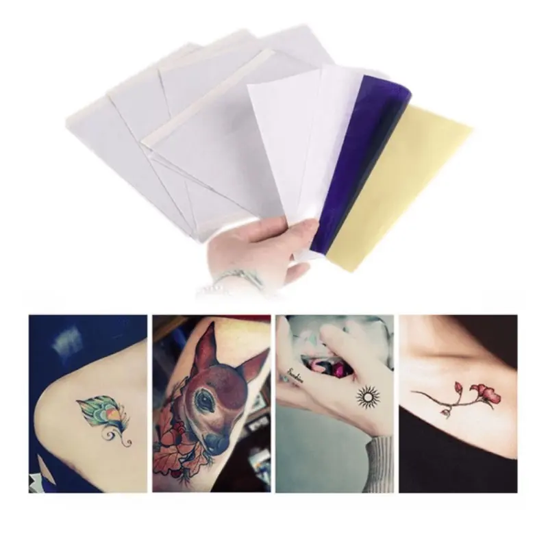 Professional Tattoo Transfer Paper, A4 Size, Used by Tattoo Artists, Transfers Designs Onto Skin, Temporary Tattoo Transfer Paper